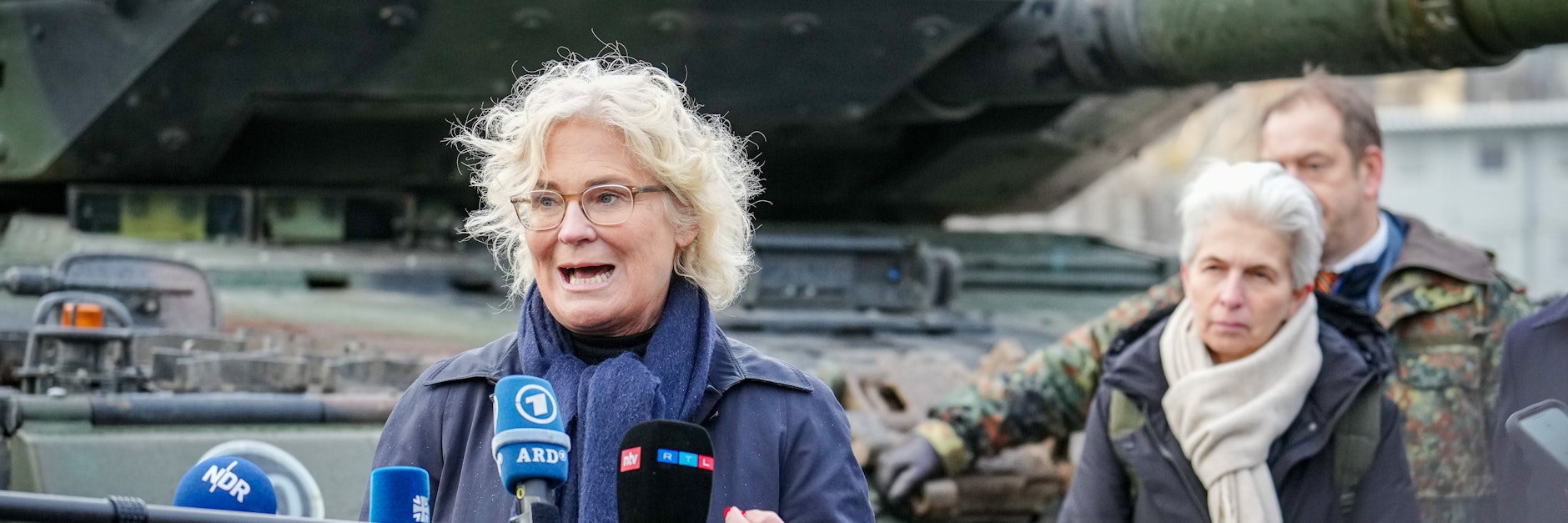 Christine Lambrecht (SPD) ist heute Verteidigungsministerin.