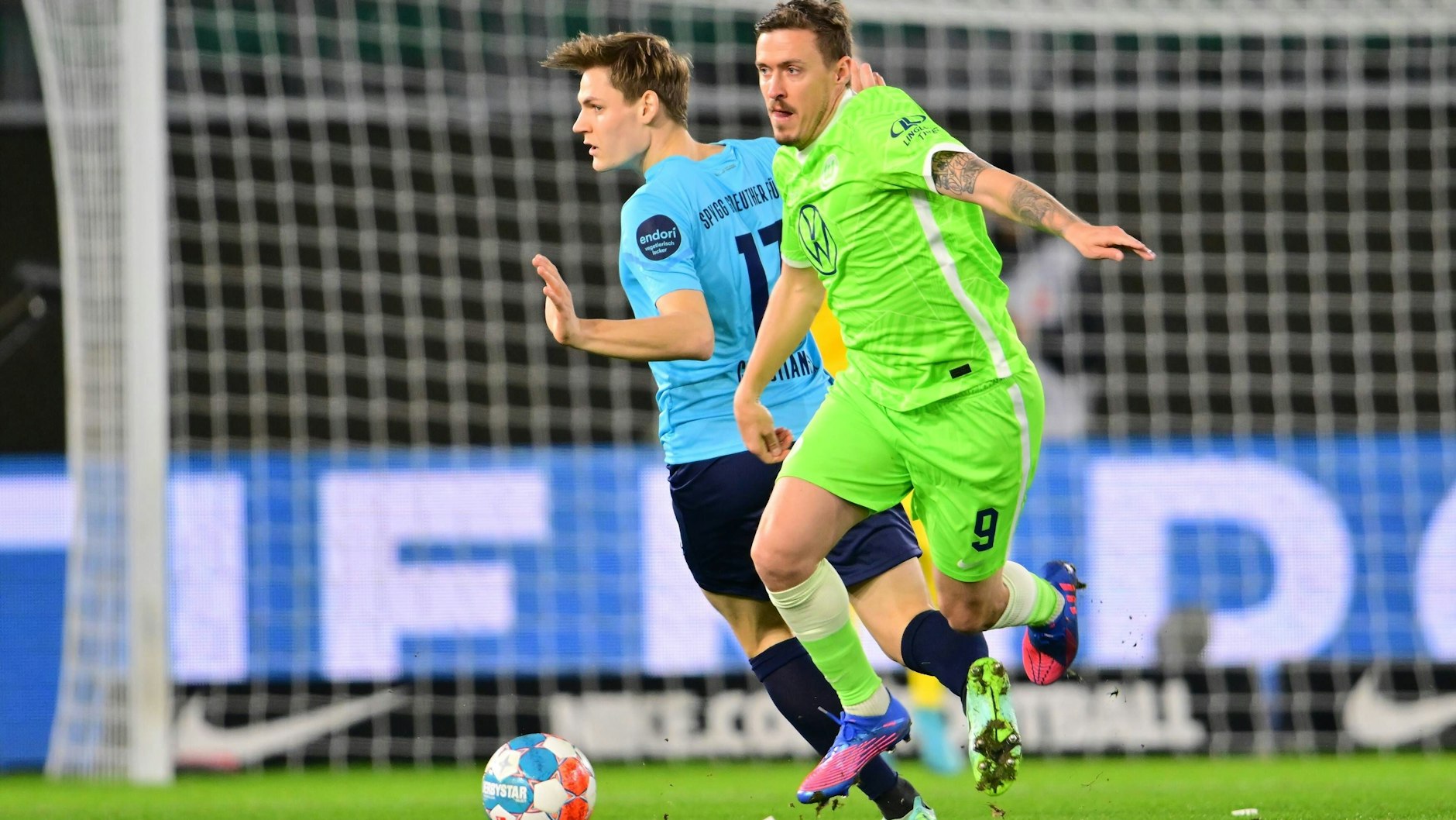 Ex-Unioner Max Kruse zeigte seine Klasse gleich im ersten Spiel für den VfL Wolfsburg.