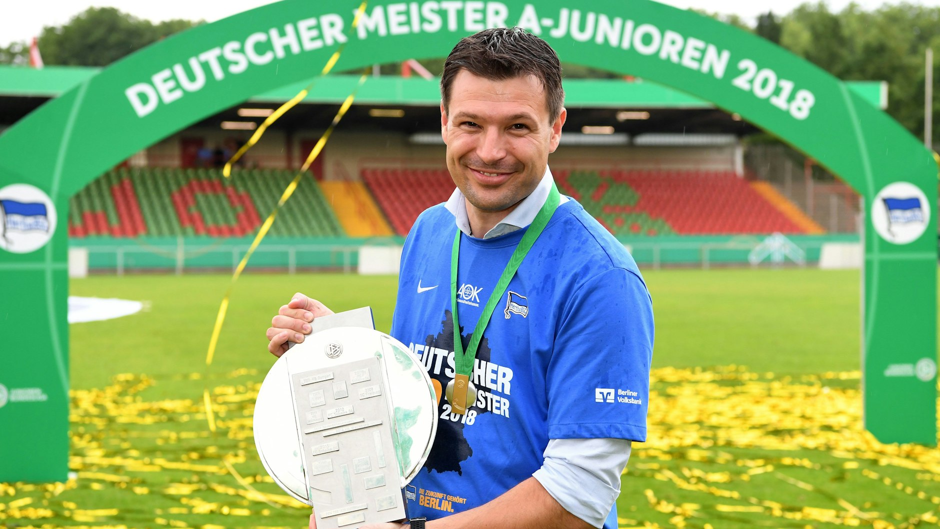 Benjamin Weber, in den vergangenen Jahren Leiter der Hertha-Akademie, feierte 2018 die Deutsche Meisterschaft der A-Junioren und verlässt den Klub nun nach 18 Jahren.