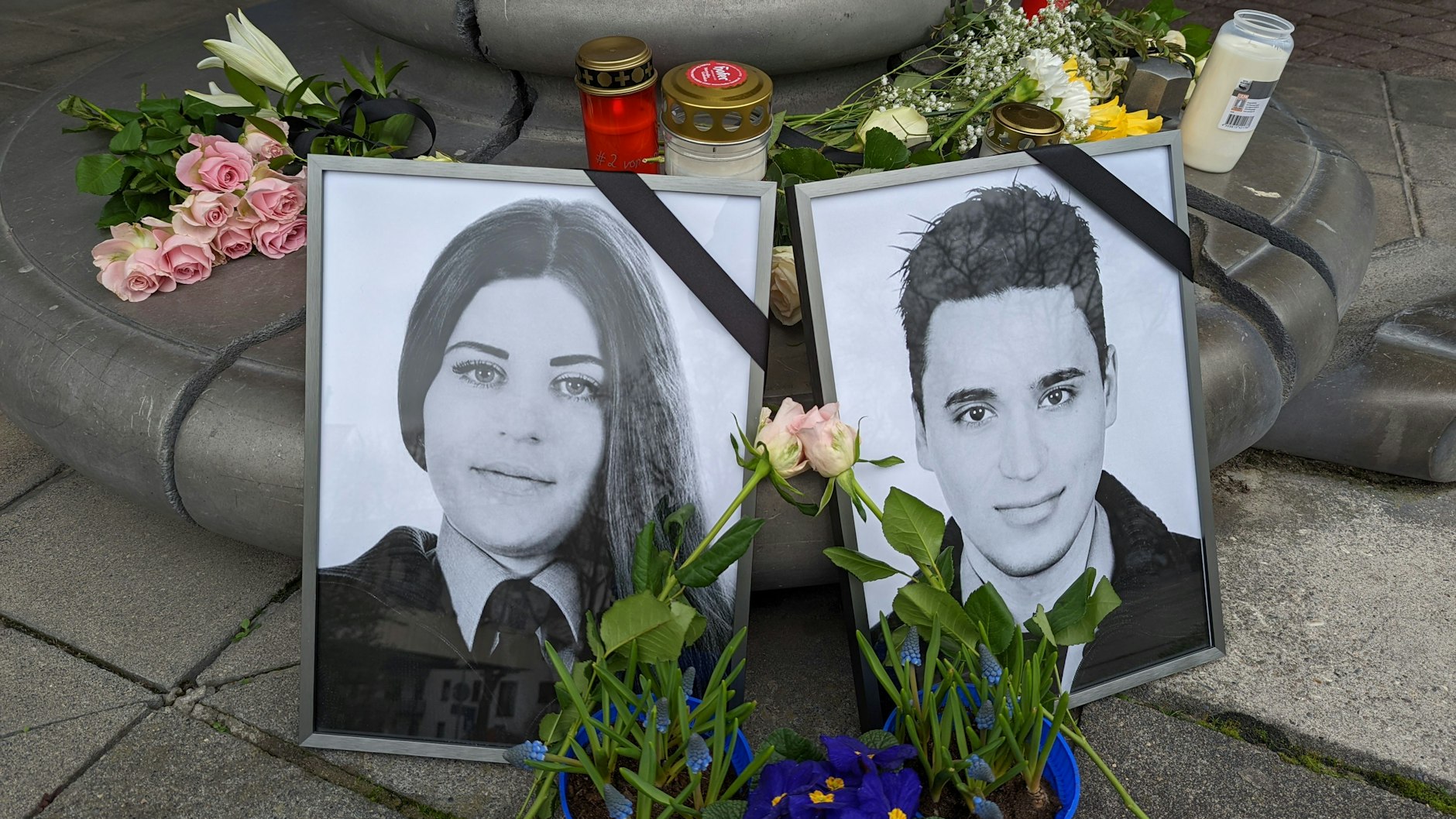 Die Opfer: Polizeianwärterin Yasmin B. (24) und Oberkommissar Alexander K. (29).