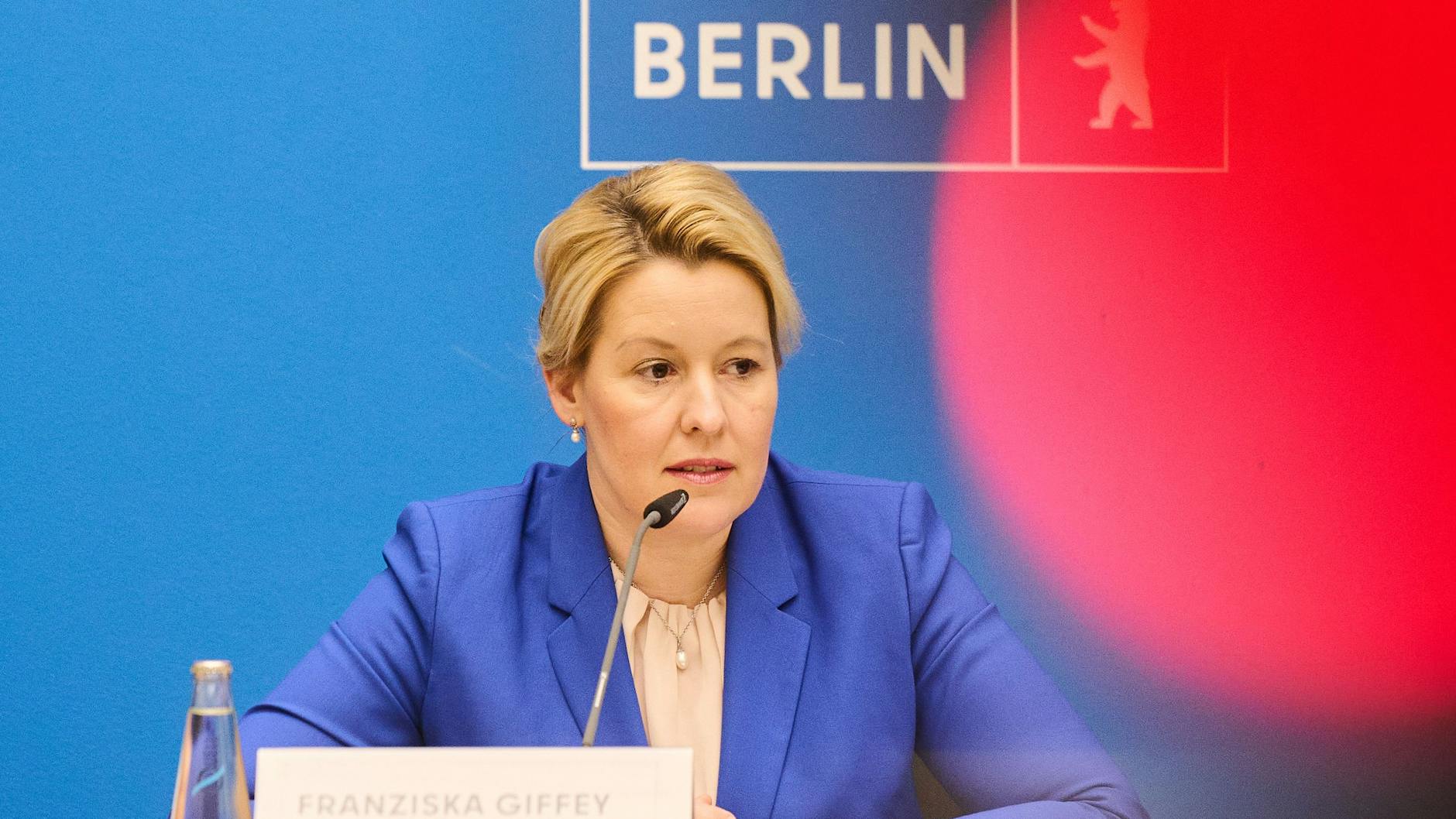 Die Regierende Bürgermeisterin Franziska Giffey (SPD)