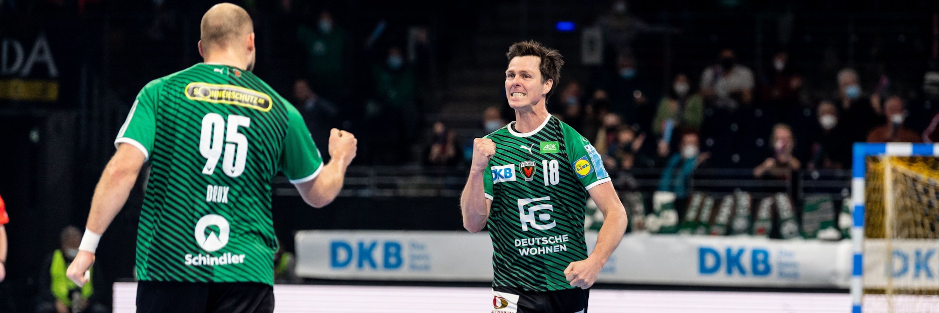 Überragend: Füchse-Oldie Hans Lindberg war gegen Winterthur bester Werfer und sprang zum Schluss als Ersatztorwart ein.