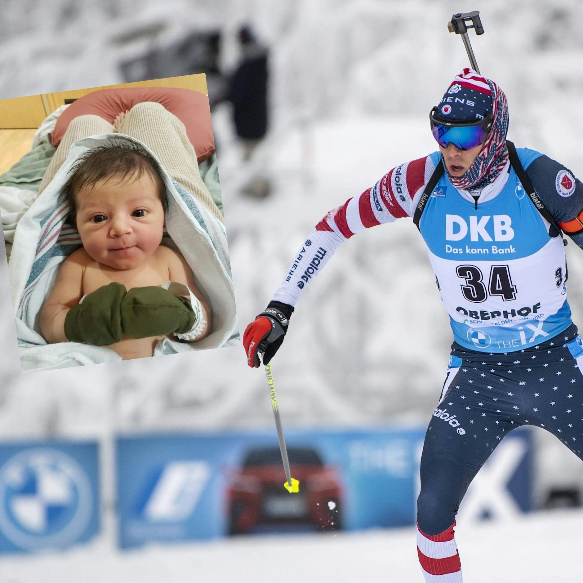 Kurios: Biathlet erlebt Geburt seiner Tochter per Videotelefonat – direkt vor Olympia-Rennen