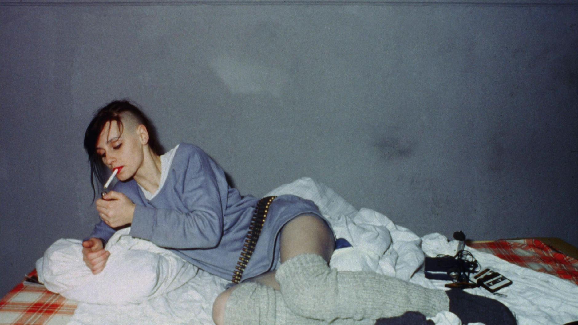 Drogenmädchen Christiane F. aus Berlin.