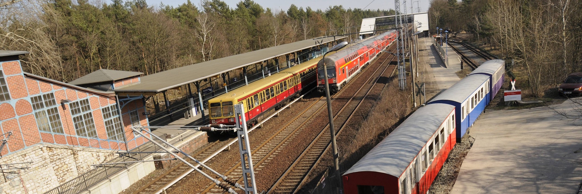 Zentraler Baustein auf Unions Weg zu einem ausgebauten Stadion: die S-Bahn-Station Wuhlheide.
