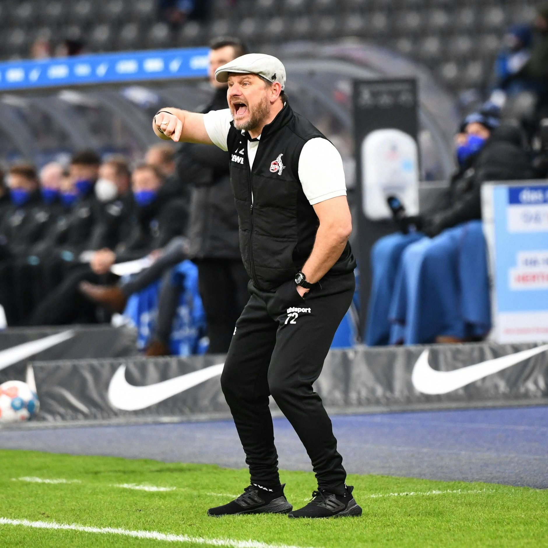 Immer Volldampf! Kölns Trainer Steffen Baumgart gewann zweimal gegen Hertha.