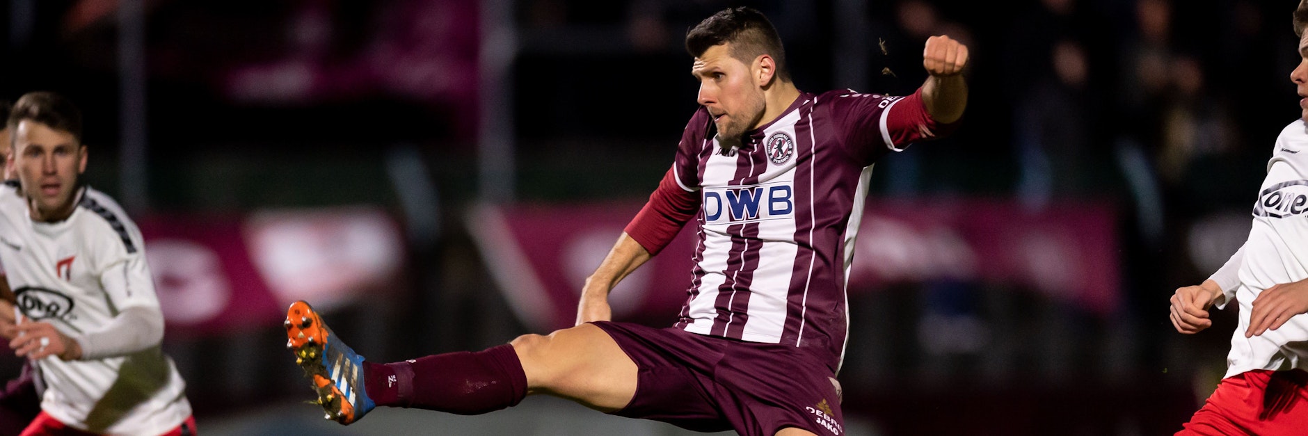 Droht am Freitag mit Adduktorenproblemen auszufallen: BFC-Mittelfeld-Ass Niklas Brandt.