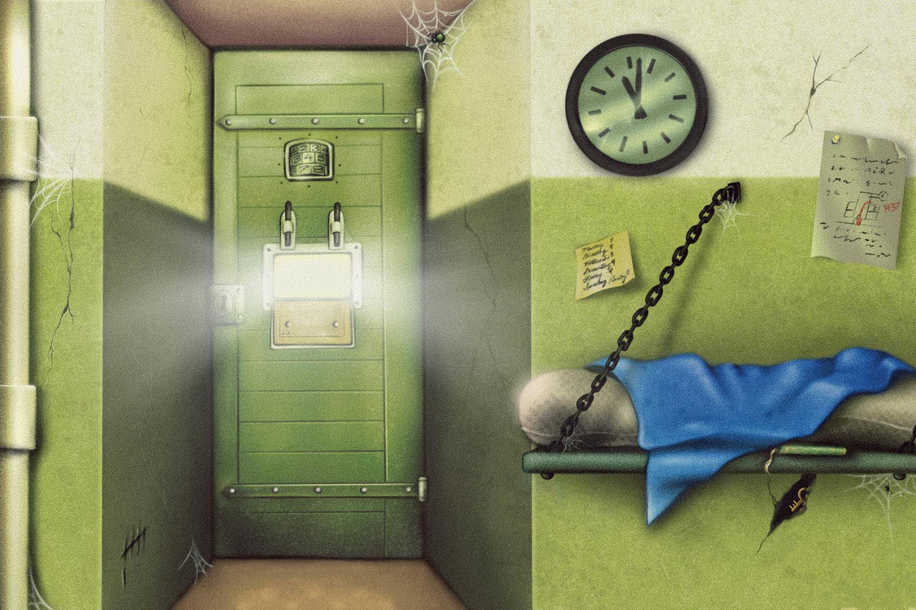 Der Stasi-Knast als Escape-Room (Illustration).