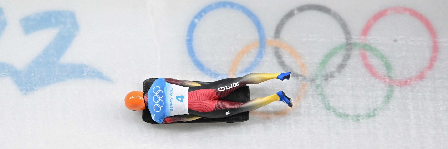 Made in Berlin-Schöneweide: Christopher Grotheer raste auf einem FES-Schlitten im Skeleton auf Platz 1.