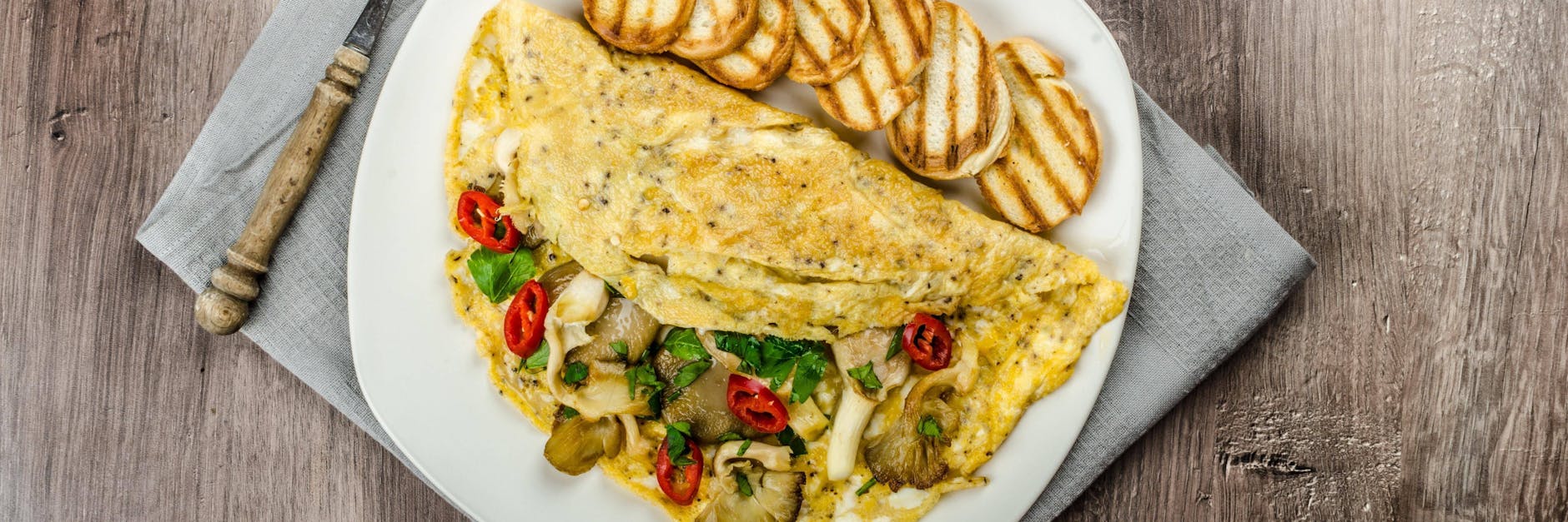 Ein Omelett ist einfach gemacht, wenn man weiß, wie es geht.