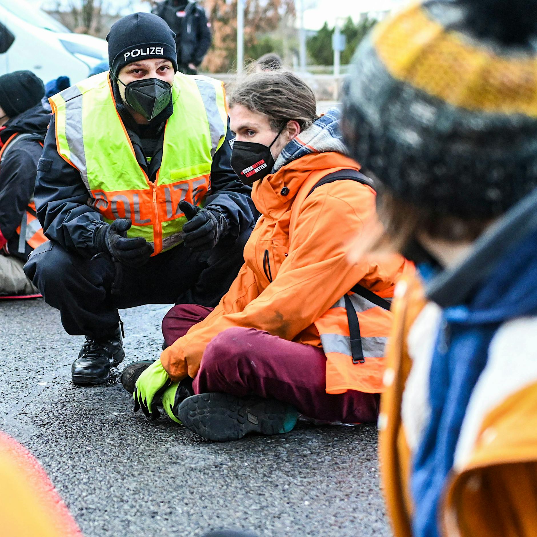 „Letzte Generation“: Klima-Proteste vor dem Kanzleramt