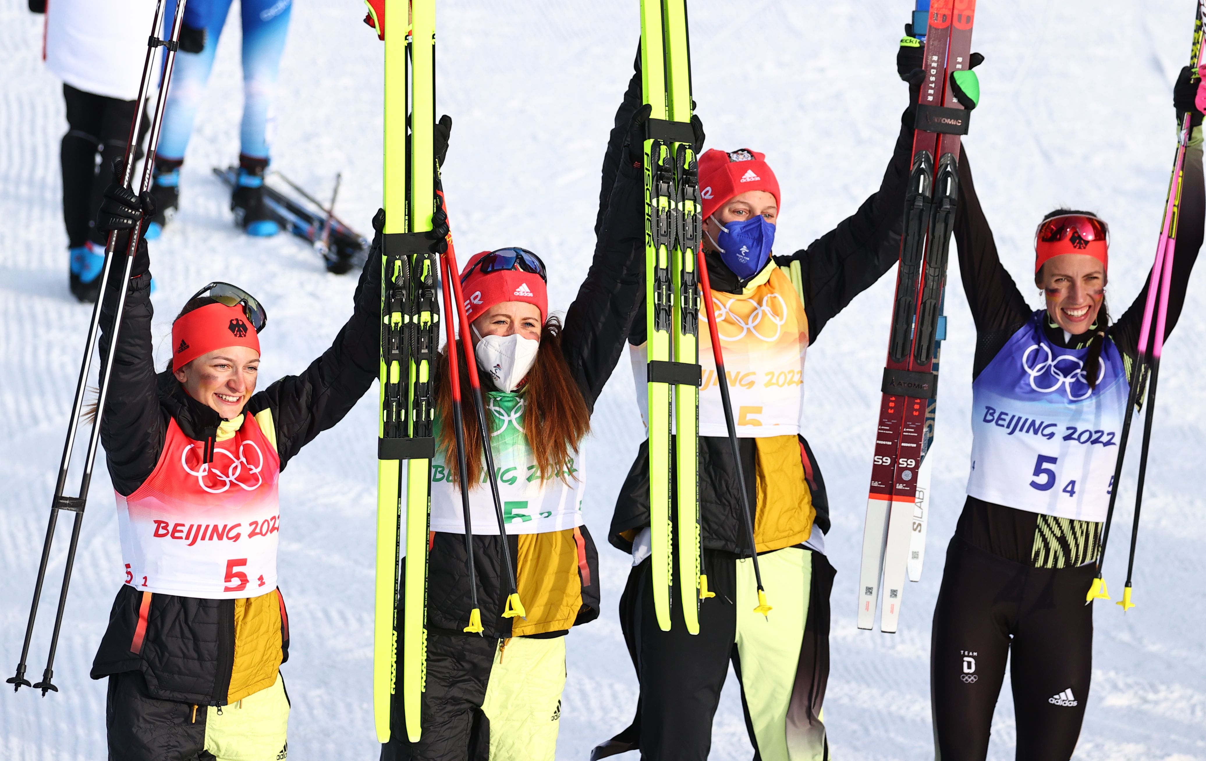 Image - Langlauf-Sensation bei Olympia! Deutsche Frauen holen Silber, Norwegerinnen verpassen das Podest