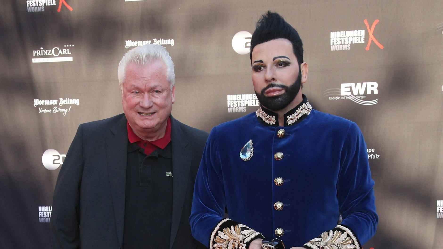 Ein gemeinsames Bild aus dem Jahr 2015: Harald Glööckler und sein Ehemann Dieter Schroth.