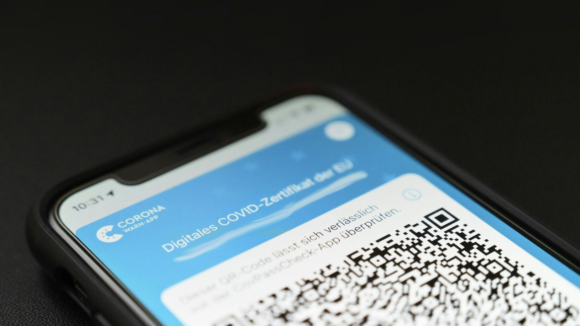 Digitales Covid-Zertifikat der EU (Symbolbild)