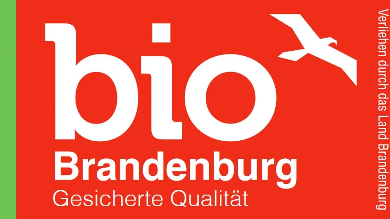 Eines der beiden neuen Qualitätszeichen für Brandenburger Nahrungsmittel