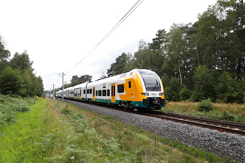 Bald als Regionalexpress RE1 zwischen Magdeburg, Potsdam, Berlin, Frankfurt (Oder) und Cottbus unterwegs: Die Ostdeutsche Eisenbahn, kurz ODEG, setzt neue Triebzüge vom Typ Desiro HC ein.