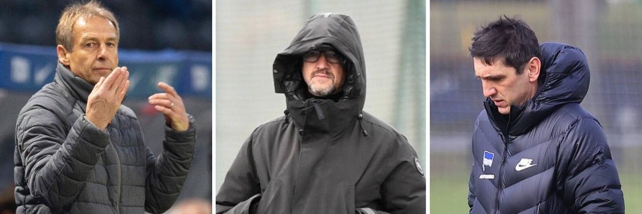 Jürgen Klinsmann schmiss vor zwei Jahren hin, Manager Fredi Bobic krempelte Hertha sofort auf links und Trainer Tayfun Korkut gehen die Argumente aus.