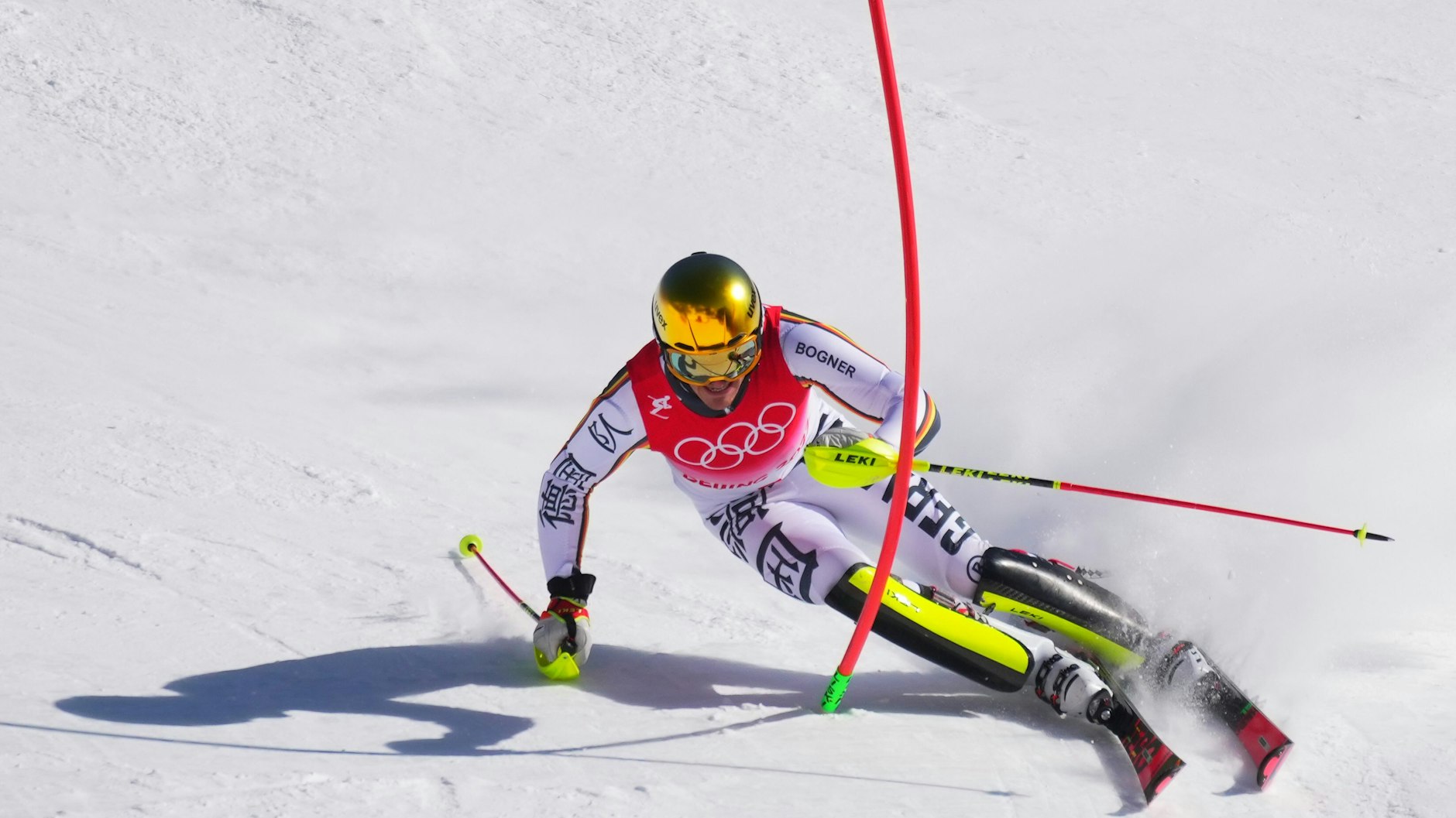 Linus Straßer wurde im Slalom am Mittwoch nur Siebter.