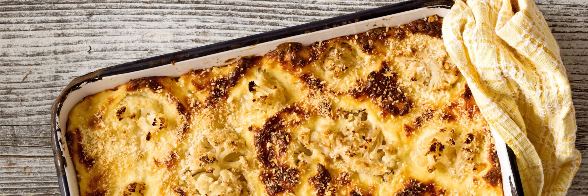 Blumenkohl-Auflauf mit Hackfleisch aus dem Ofen