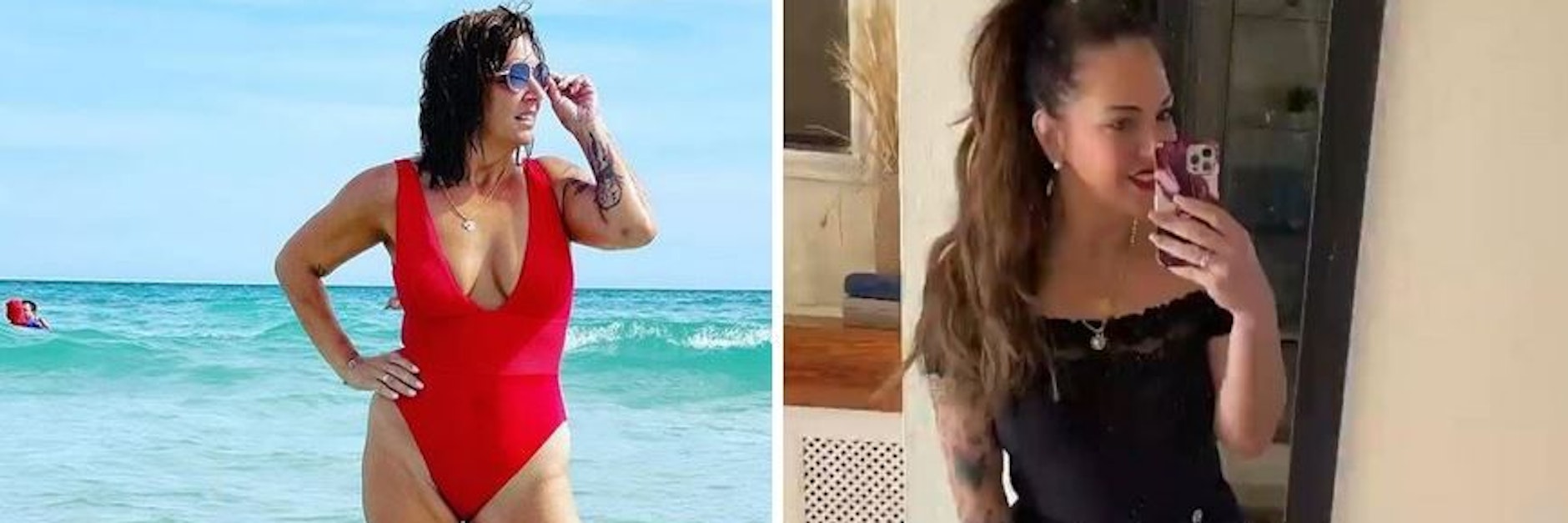 Danni Büchner im September 2021 (links) und im Februar 2022.