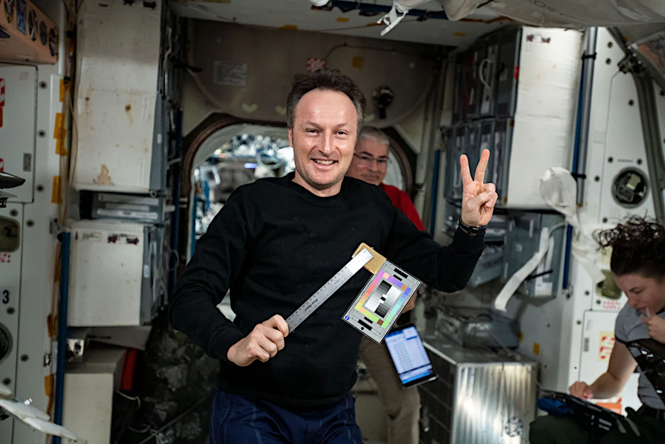 Der deutsche Astronaut Matthias Maurer ist auch nach 100 Tagen im All begeistert.