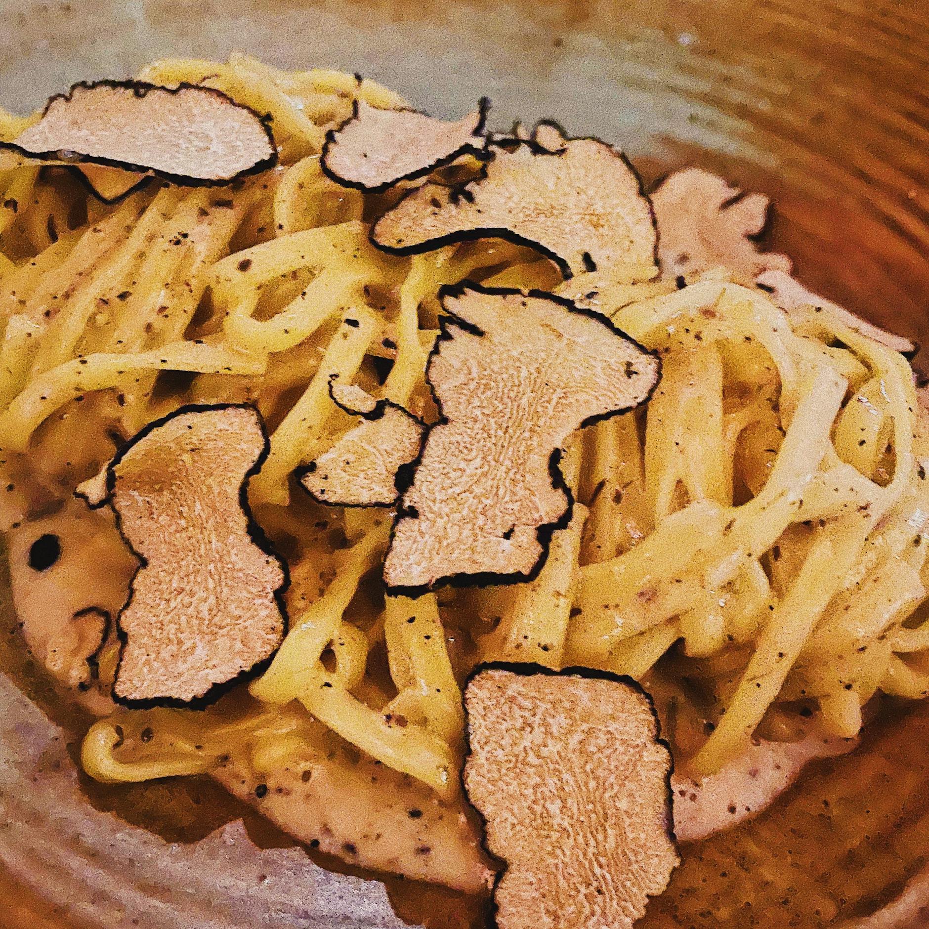 Trüffelnudel: entweder fad oder penetrant. Hier Top!