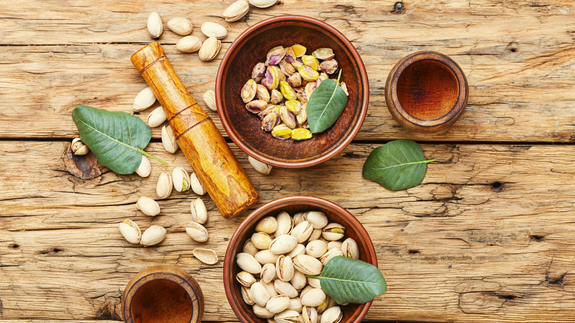 Pistazienkerne sind die Hauptzutat für dieses lecke Spaghetti-Gericht.