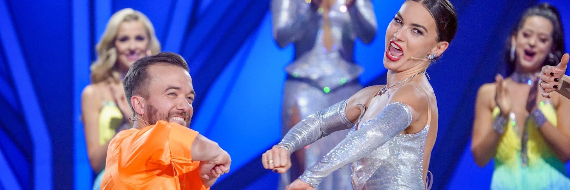 Renata Lusin und Mathias Mester tanzen bei „Let’s Dance“ zusammen.