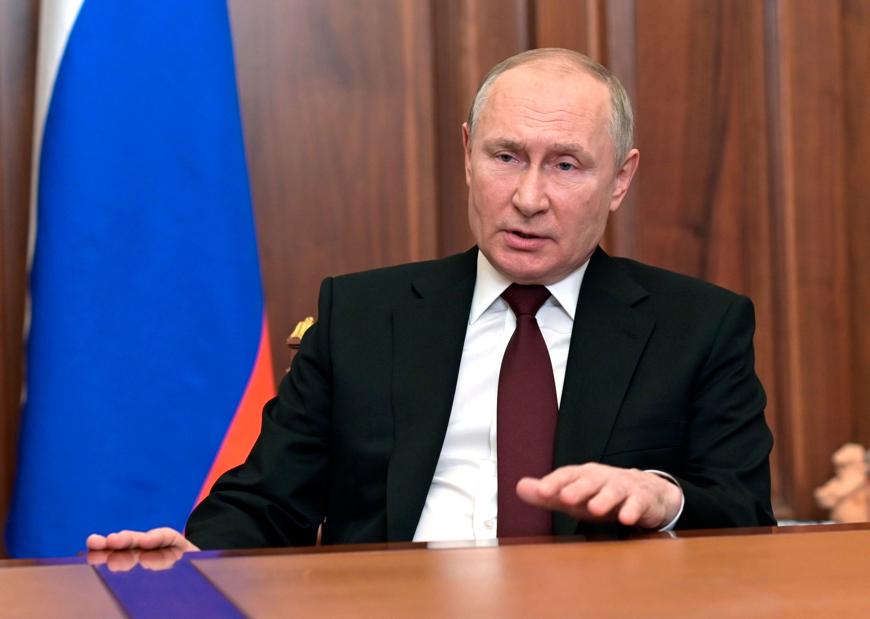 Image - Wladimir Putin schockiert mit Ukraine-Rede: „Marionetten-Regime“ und „Genozid“