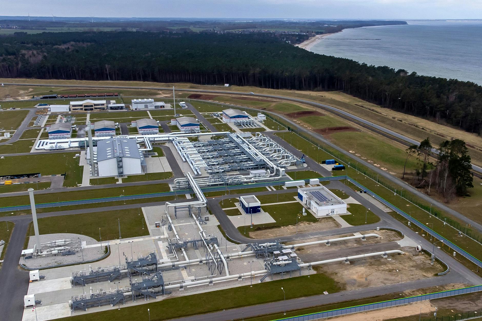 Nord Stream 2 endet in Lubmin (MeckPomm)