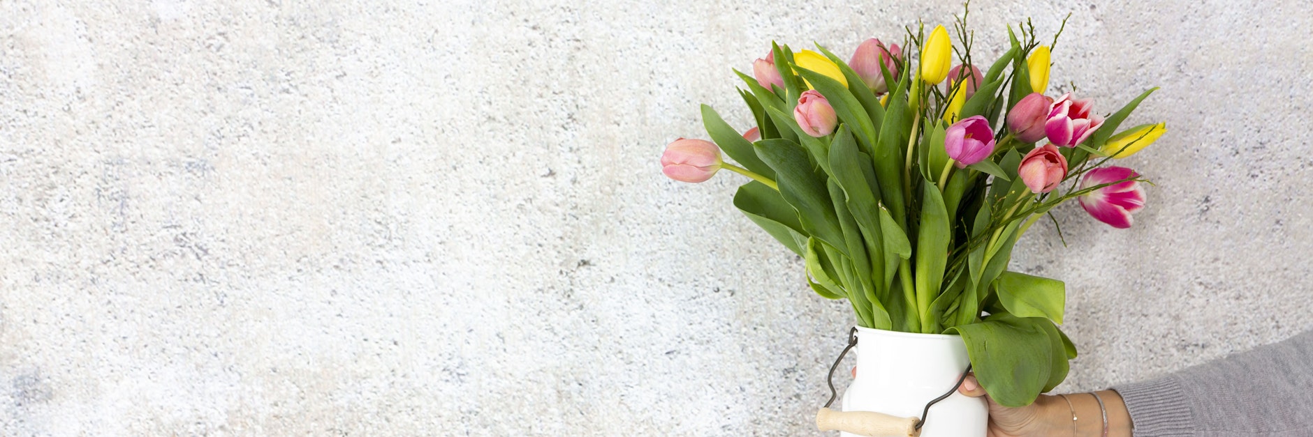 Tulpen lassen manchmal so schnell die Köpfe hängen. 