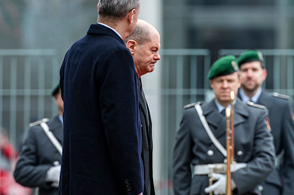 Olaf Scholz am 22. Februar in Berlin.