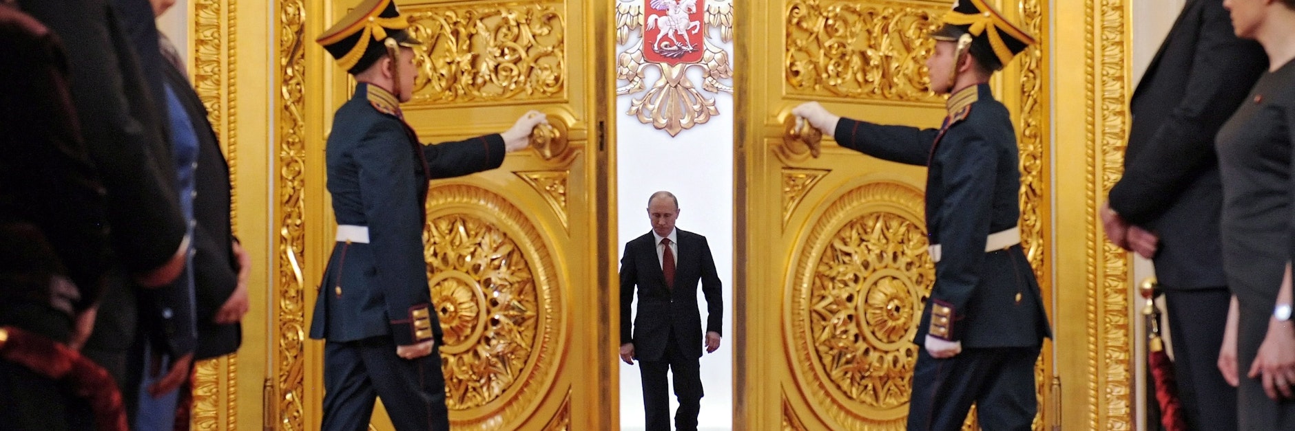 Großer Auftritt für Wladimir Putin