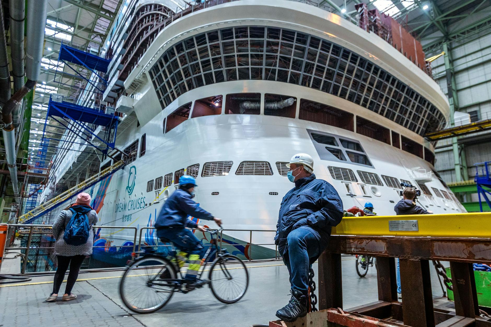 Arbeiter im MV-Werft