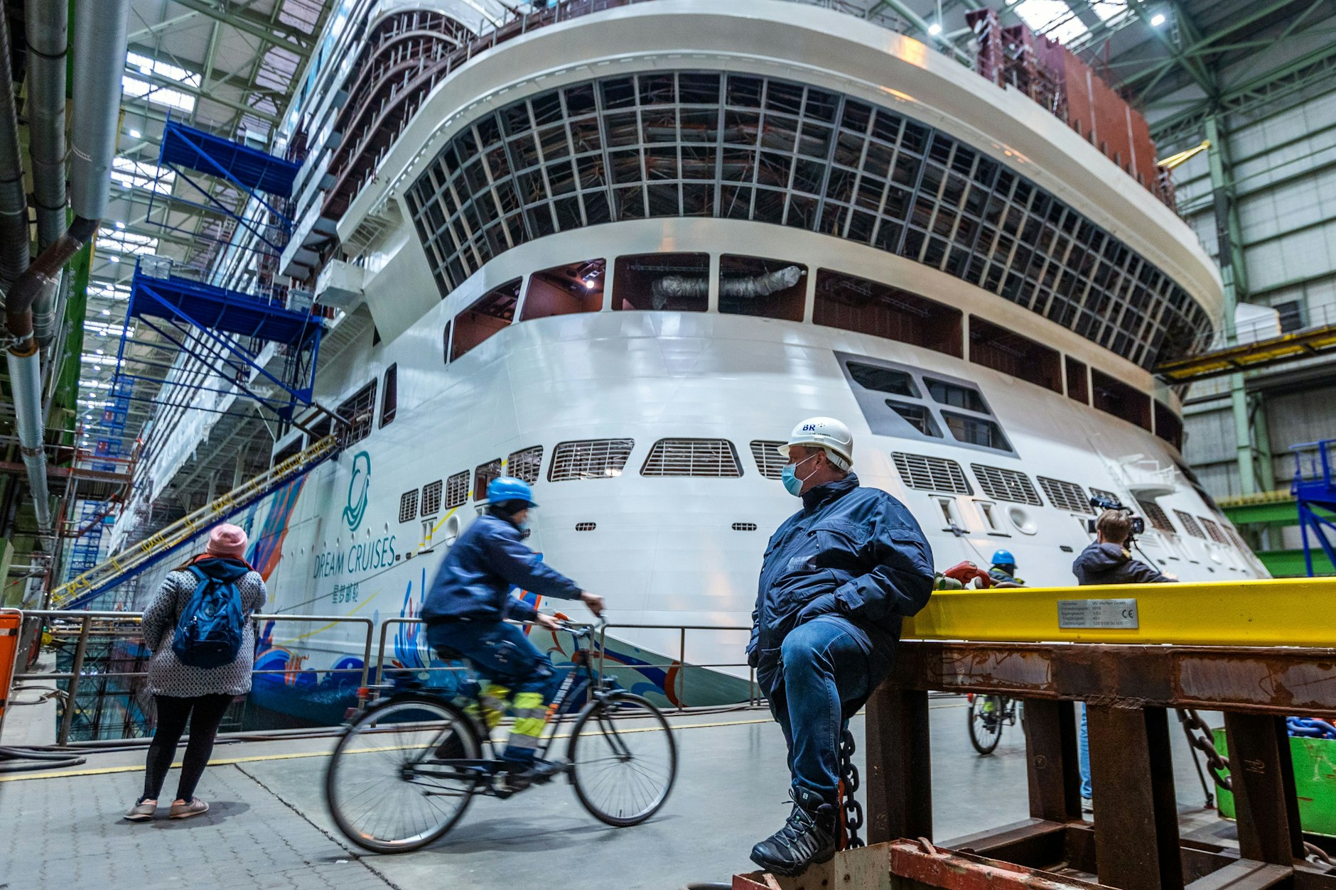Arbeiter im MV-Werft