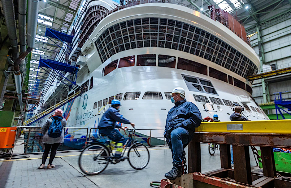 Arbeiter im MV-Werft