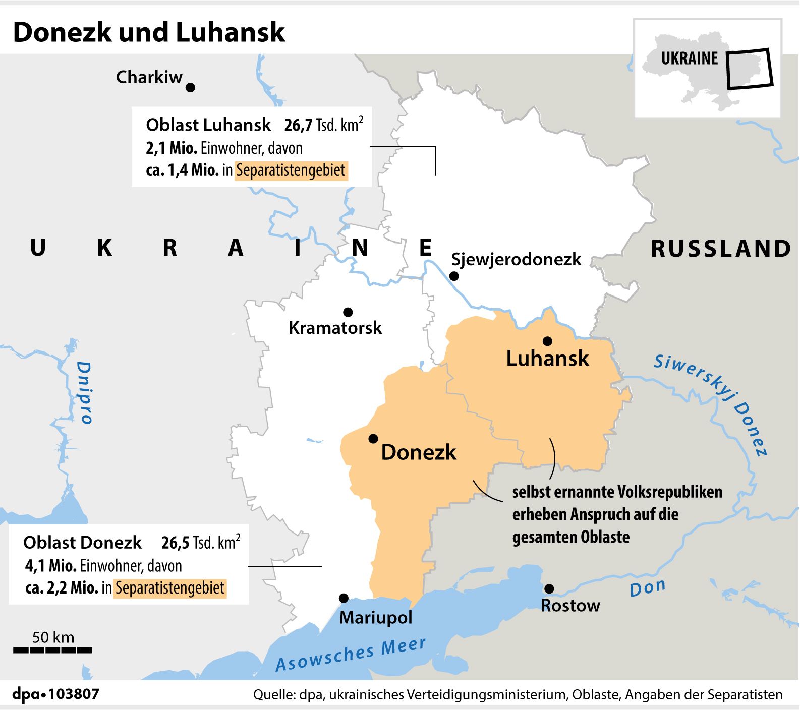 Kampf um den Donbass: Wer sind die ostukrainischen Separatisten?