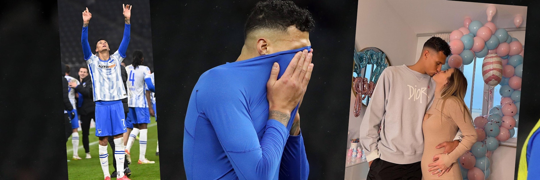 Davie Selke steckt sportlich in der Krise. Privat hat er dagegen das größte Babyglück. Nun will Herthas Stürmer in Freiburg endlich wieder jubeln.