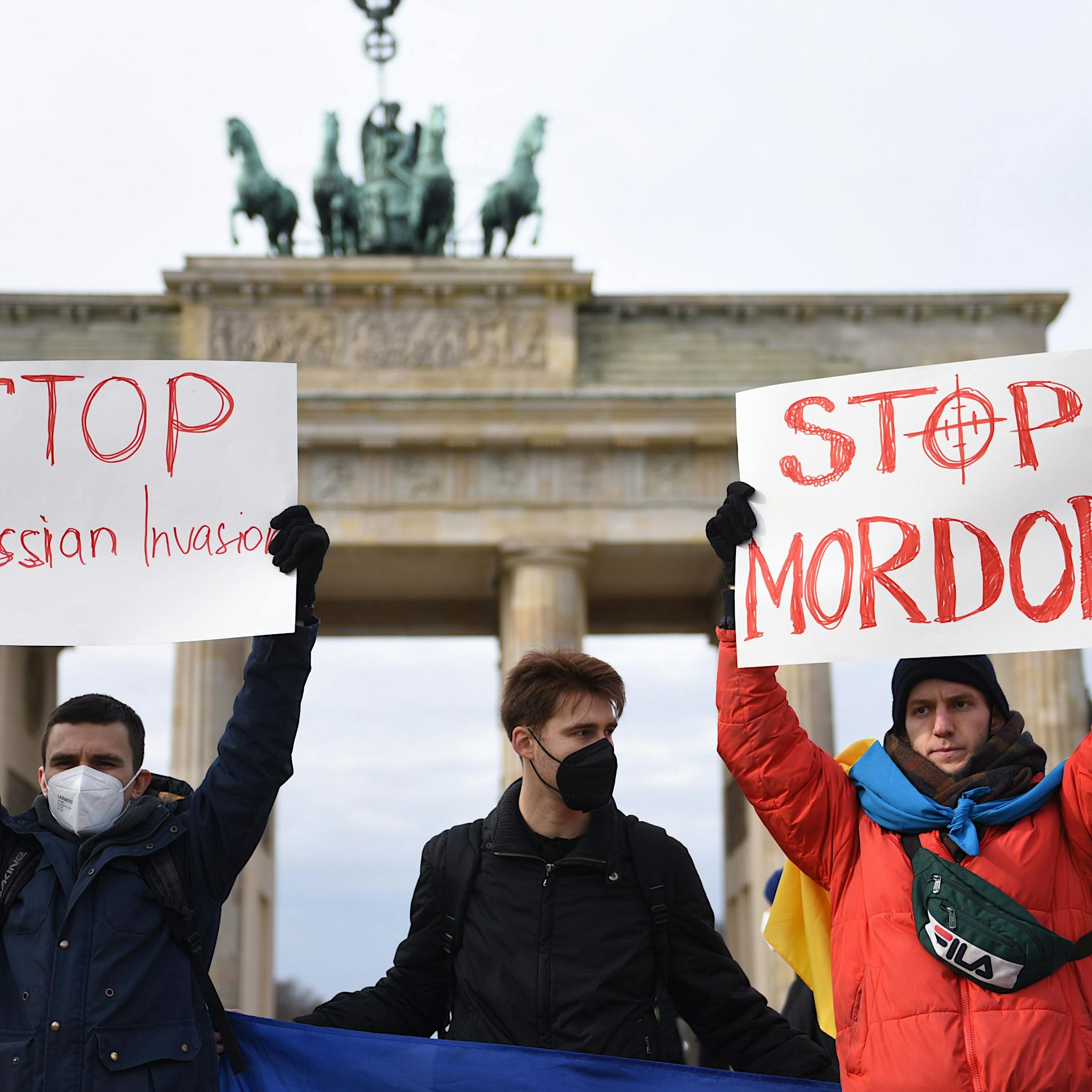 Demonstration am Brandenburger Tor: „Deutschland, wach auf!“