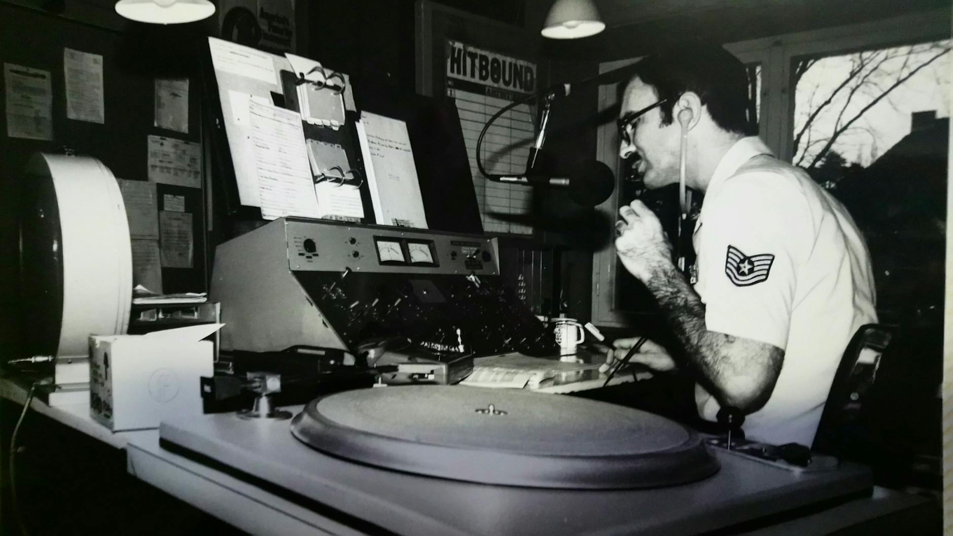 Foto Rik De Lisle bei AFN von 1978 – Photocredit: Rik De Lisle