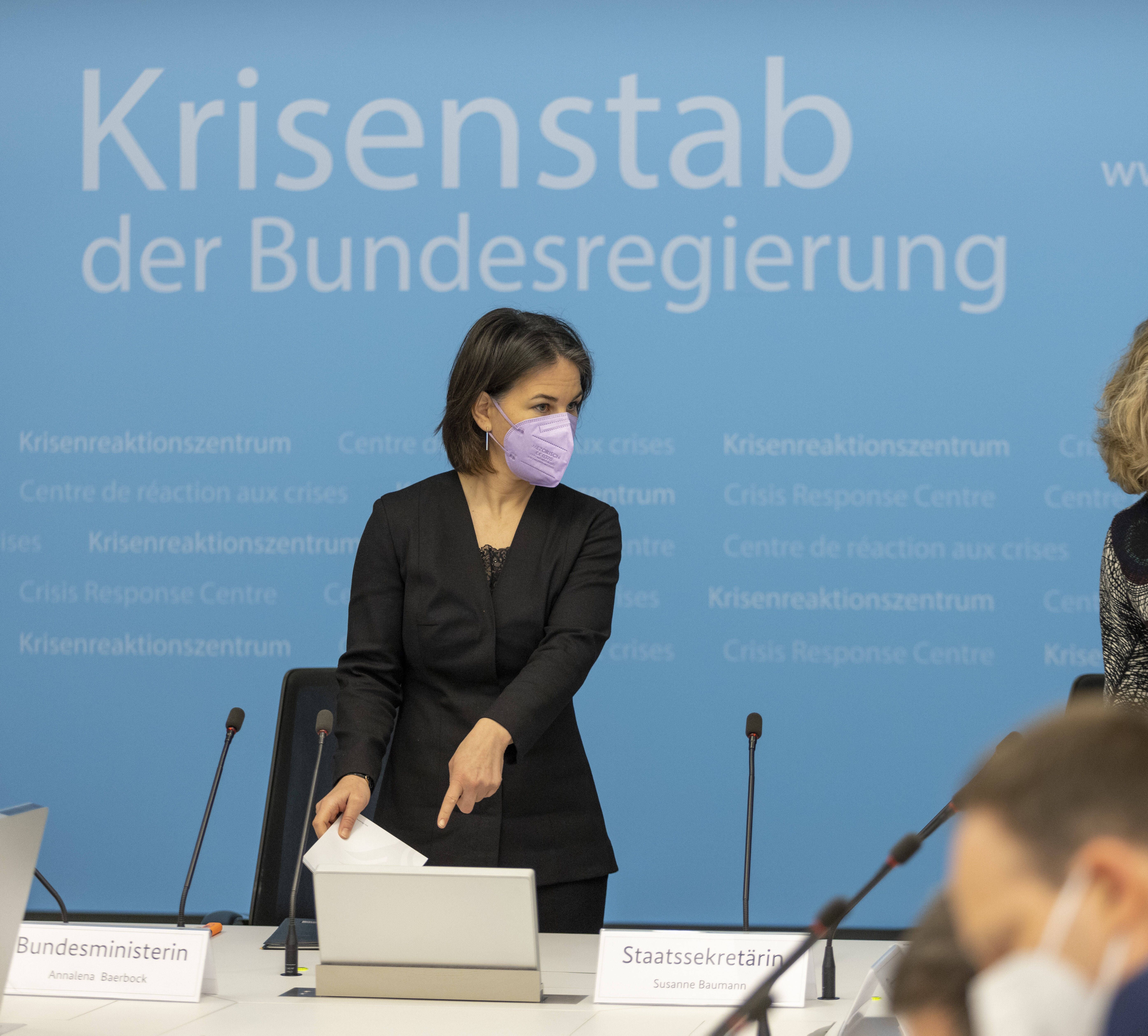 Krisenstab tagt im Keller des Auswärtigen Amts