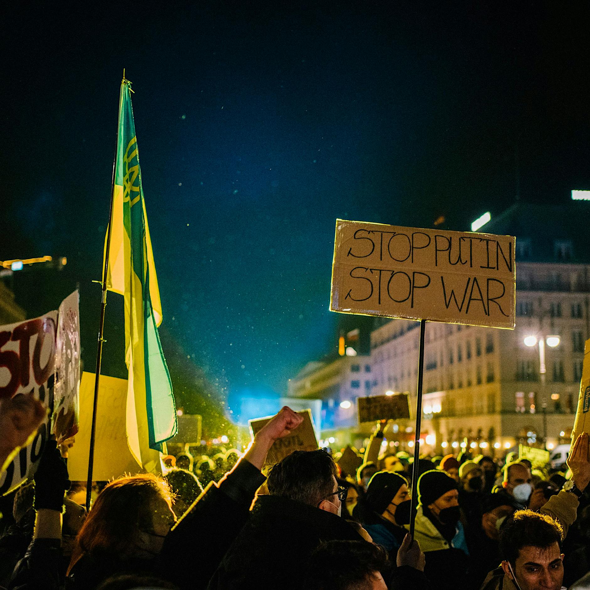 Solidarität mit der Ukraine, auch in Berlin