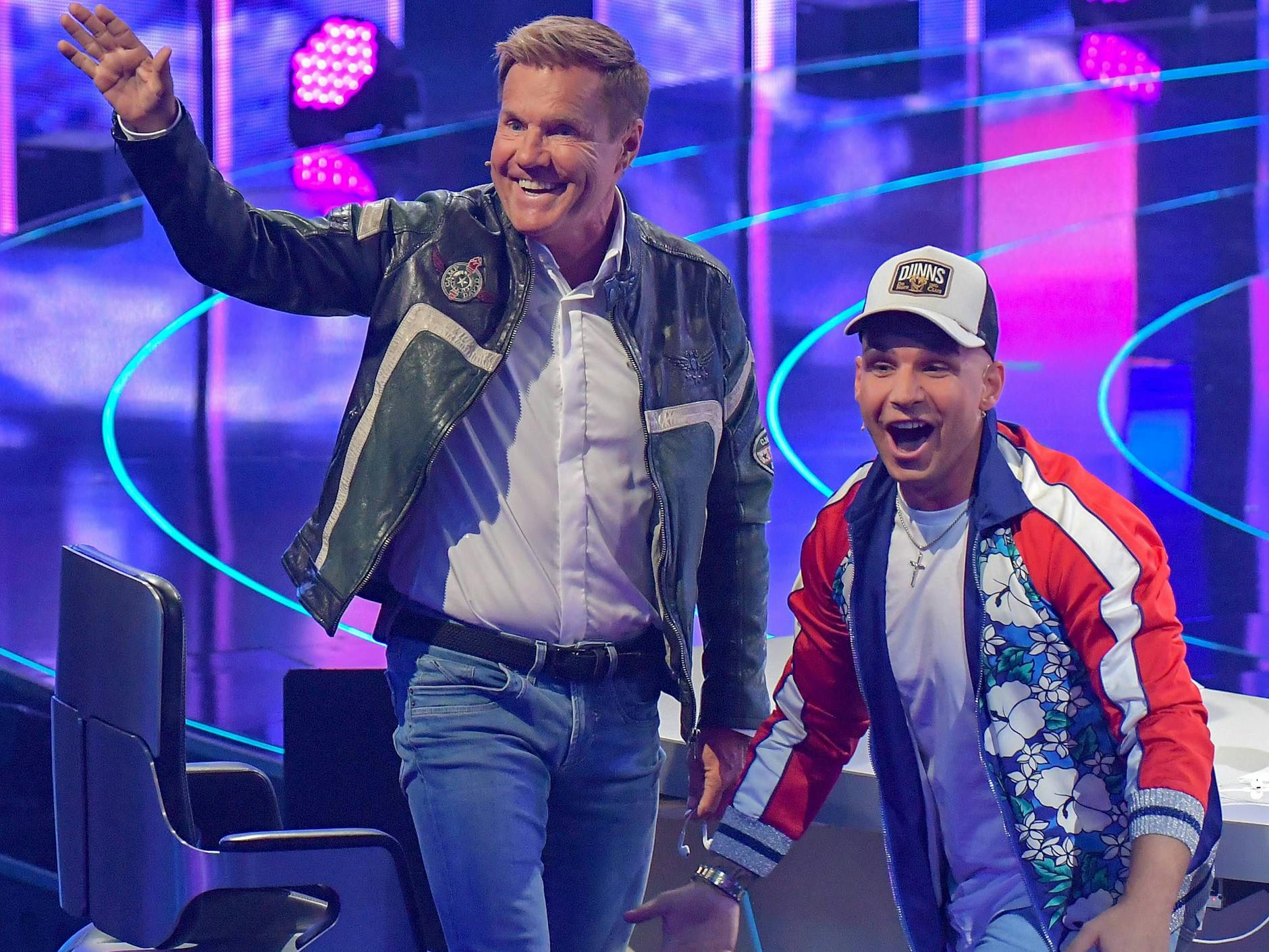 Begeistert: Dieter Bohlen und Pietro Lombardi bei DSDS 2019.