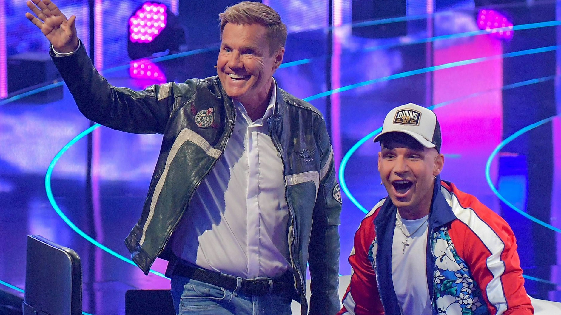 Begeistert: Dieter Bohlen und Pietro Lombardi bei DSDS 2019. 