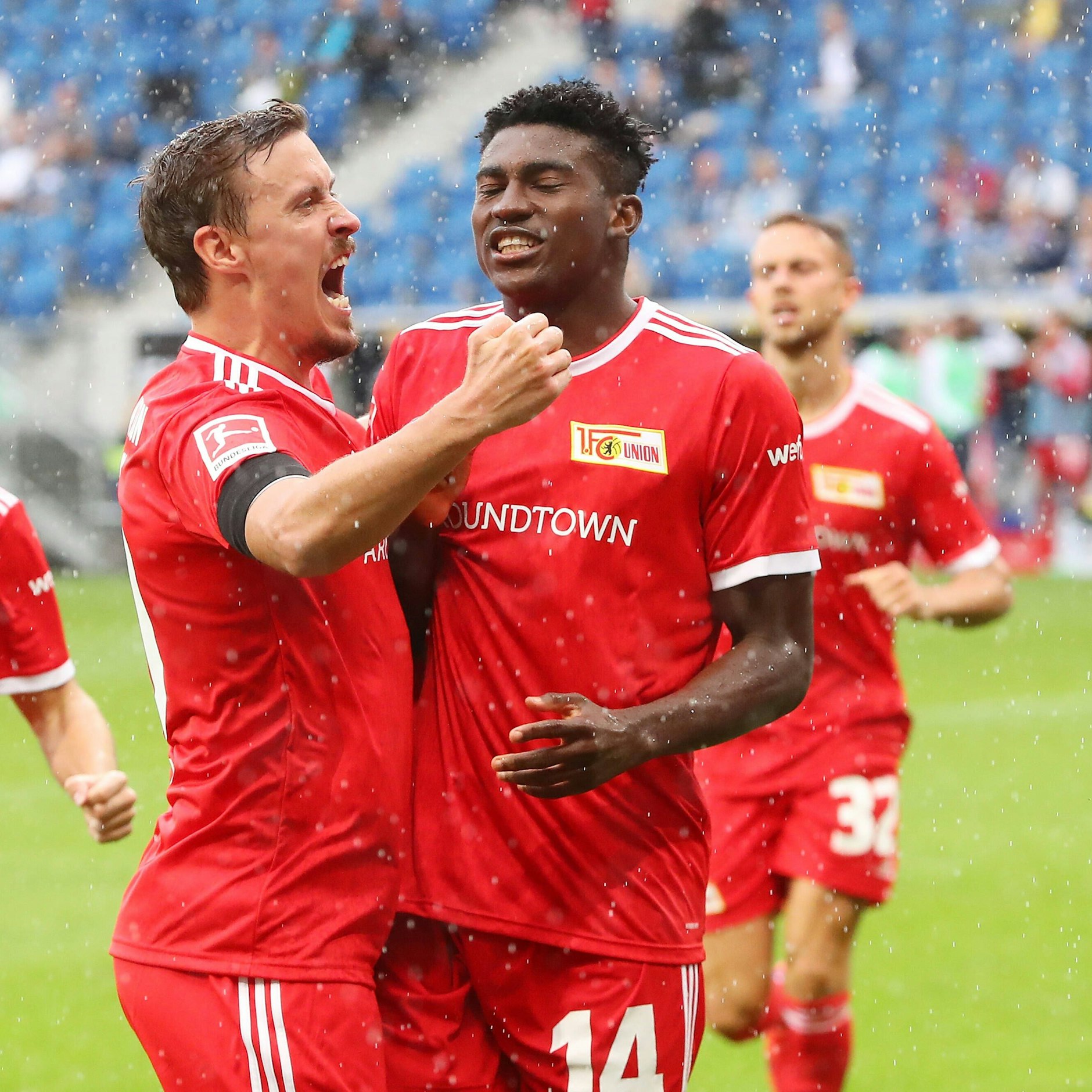 Taiwo Awoniyi und Max Kruse spielten bis Dezember 2021 gemeinsam im Union-Sturm.