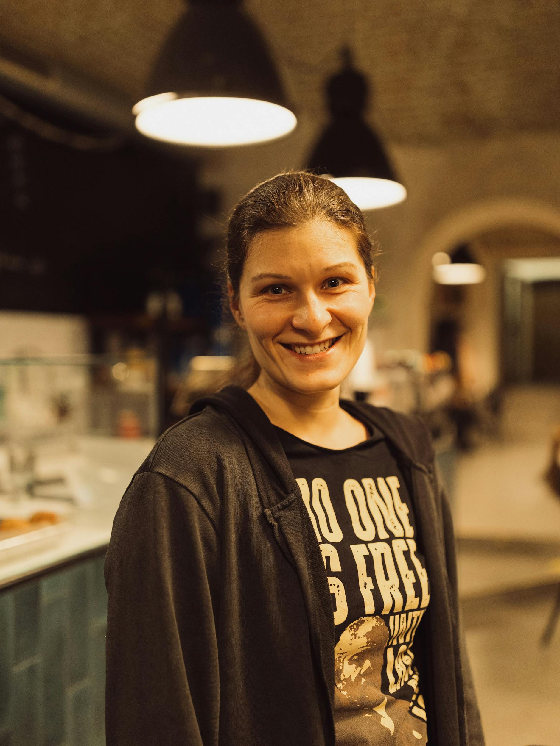 Die Ukrainerin Anastasia