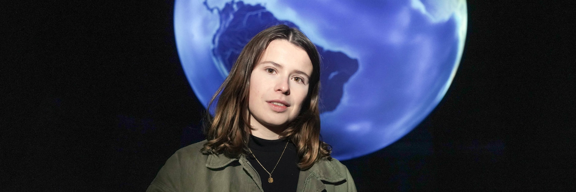 Luisa Neubauer bei einem Termin in Oberhausen.