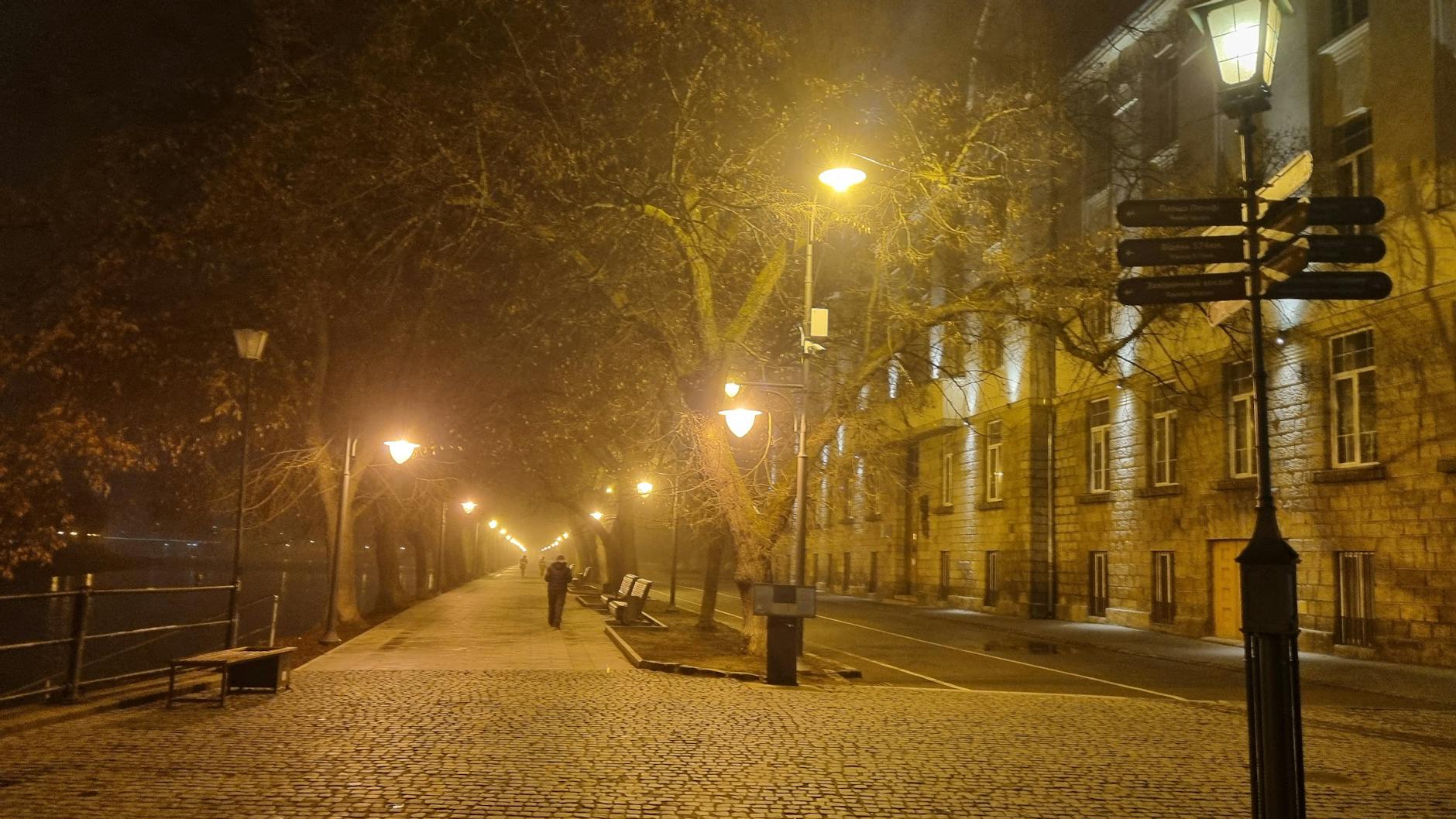 Gespenstische Leere in Uschgorod.