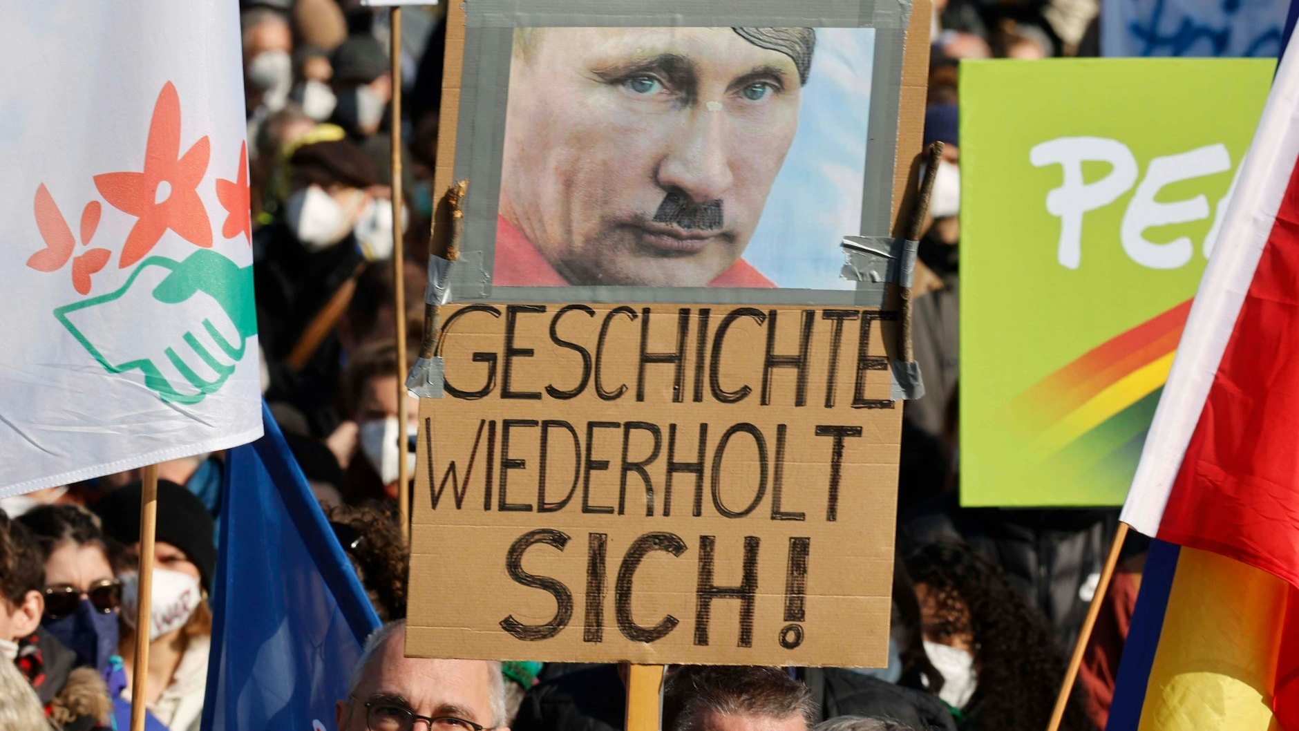 Der russische Präsident Wladimir Putin wurde nicht nur einmal mit Hitler verglichen.