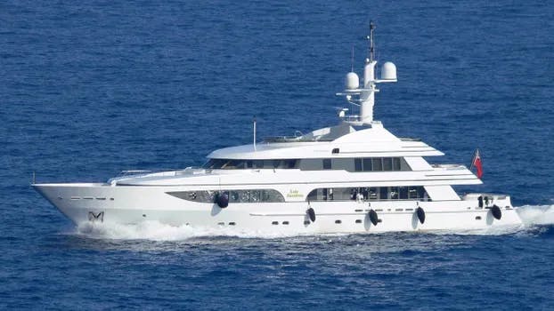 Die 47-Meter-Yacht Lady Anastasia.